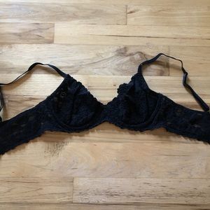 Aerie Lace Black Bra 32C